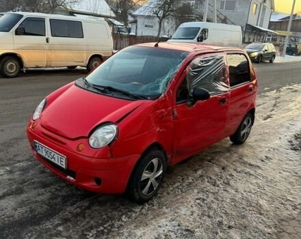 Червоний Деу Матіз, об'ємом двигуна 0.8 л та пробігом 200 тис. км за 500 $, фото 1 на Automoto.ua