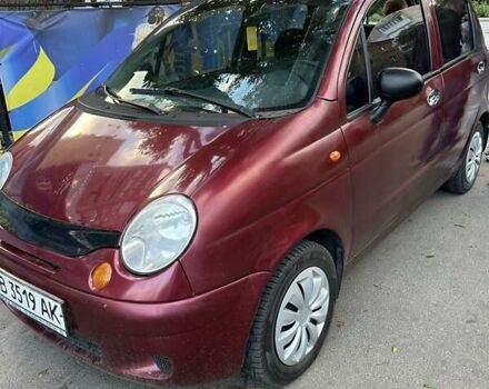 Червоний Деу Матіз, об'ємом двигуна 0.8 л та пробігом 200 тис. км за 2100 $, фото 1 на Automoto.ua