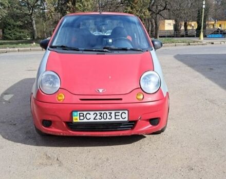 Красный Дэу Матиз, объемом двигателя 0.8 л и пробегом 158 тыс. км за 1700 $, фото 1 на Automoto.ua