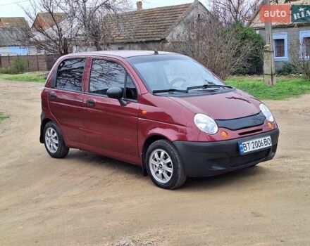 Красный Дэу Матиз, объемом двигателя 0.8 л и пробегом 155 тыс. км за 2800 $, фото 1 на Automoto.ua