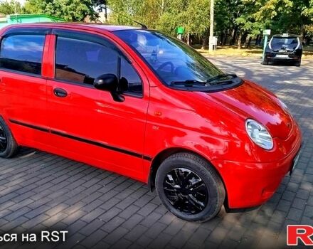 Красный Дэу Матиз, объемом двигателя 0.8 л и пробегом 151 тыс. км за 3200 $, фото 1 на Automoto.ua