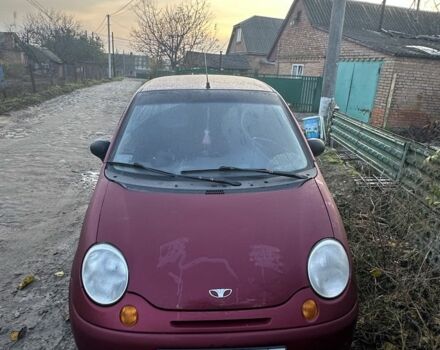 Красный Дэу Матиз, объемом двигателя 0.8 л и пробегом 96 тыс. км за 2000 $, фото 1 на Automoto.ua