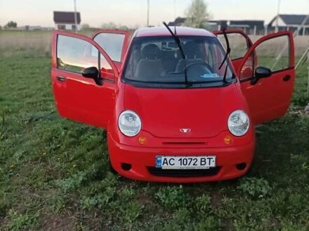 Красный Дэу Матиз, объемом двигателя 0.8 л и пробегом 209 тыс. км за 1850 $, фото 1 на Automoto.ua