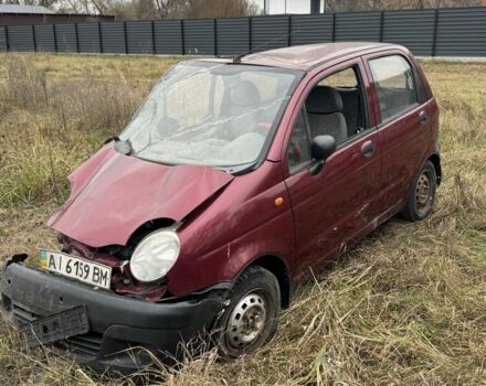 Красный Дэу Матиз, объемом двигателя 0.8 л и пробегом 160 тыс. км за 500 $, фото 1 на Automoto.ua