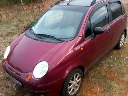 Красный Дэу Матиз, объемом двигателя 0.8 л и пробегом 121 тыс. км за 3000 $, фото 1 на Automoto.ua