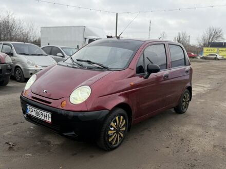 Червоний Деу Матіз, об'ємом двигуна 0.8 л та пробігом 188 тис. км за 1250 $, фото 1 на Automoto.ua