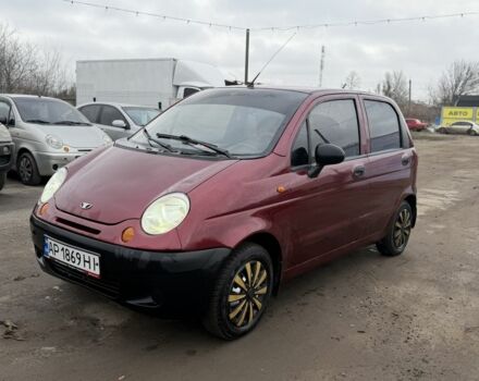 Червоний Деу Матіз, об'ємом двигуна 0.8 л та пробігом 188 тис. км за 1250 $, фото 1 на Automoto.ua