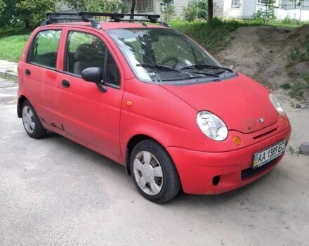 Красный Дэу Матиз, объемом двигателя 0.8 л и пробегом 140 тыс. км за 1400 $, фото 1 на Automoto.ua