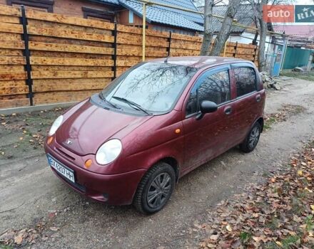 Красный Дэу Матиз, объемом двигателя 0.8 л и пробегом 135 тыс. км за 2550 $, фото 1 на Automoto.ua