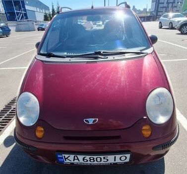 Красный Дэу Матиз, объемом двигателя 0.8 л и пробегом 133 тыс. км за 3000 $, фото 1 на Automoto.ua