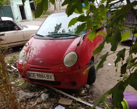 Червоний Деу Матіз, об'ємом двигуна 0.8 л та пробігом 122 тис. км за 702 $, фото 1 на Automoto.ua