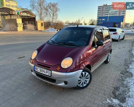 Красный Дэу Матиз, объемом двигателя 0.8 л и пробегом 153 тыс. км за 2550 $, фото 1 на Automoto.ua
