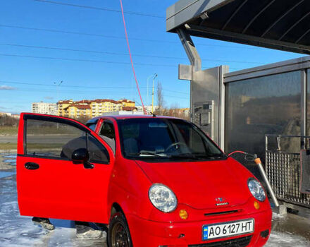 Красный Дэу Матиз, объемом двигателя 0.8 л и пробегом 140 тыс. км за 1800 $, фото 1 на Automoto.ua