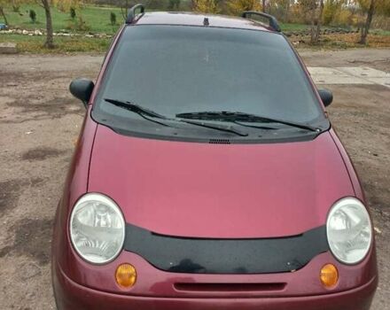 Красный Дэу Матиз, объемом двигателя 0.8 л и пробегом 158 тыс. км за 2900 $, фото 1 на Automoto.ua