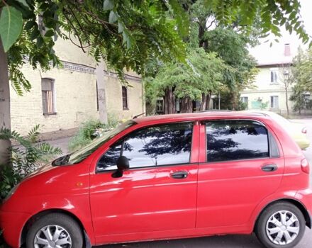 Красный Дэу Матиз, объемом двигателя 0.8 л и пробегом 157 тыс. км за 3100 $, фото 1 на Automoto.ua