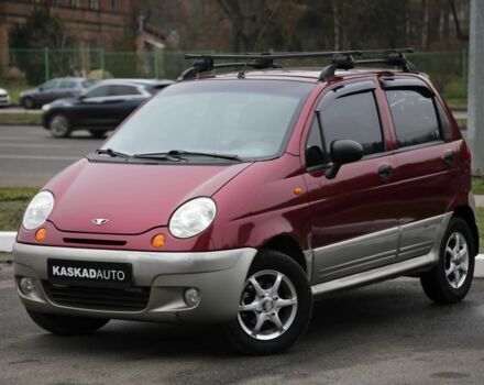 Красный Дэу Матиз, объемом двигателя 1 л и пробегом 204 тыс. км за 3300 $, фото 1 на Automoto.ua