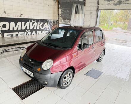 Красный Дэу Матиз, объемом двигателя 0.8 л и пробегом 120 тыс. км за 2504 $, фото 1 на Automoto.ua