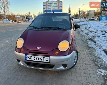 Красный Дэу Матиз, объемом двигателя 0.8 л и пробегом 153 тыс. км за 2550 $, фото 1 на Automoto.ua
