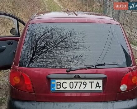 Красный Дэу Матиз, объемом двигателя 0.8 л и пробегом 74 тыс. км за 2000 $, фото 1 на Automoto.ua