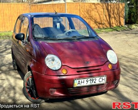 Червоний Деу Матіз, об'ємом двигуна 0.8 л та пробігом 165 тис. км за 1200 $, фото 1 на Automoto.ua