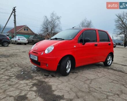 Красный Дэу Матиз, объемом двигателя 0.8 л и пробегом 78 тыс. км за 3600 $, фото 1 на Automoto.ua