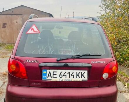 Червоний Деу Матіз, об'ємом двигуна 0.8 л та пробігом 125 тис. км за 2200 $, фото 1 на Automoto.ua