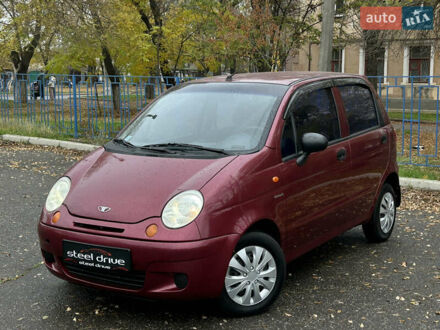 Червоний Деу Матіз, об'ємом двигуна 0.8 л та пробігом 107 тис. км за 3499 $, фото 1 на Automoto.ua