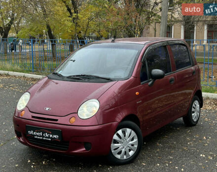 Красный Дэу Матиз, объемом двигателя 0.8 л и пробегом 107 тыс. км за 3499 $, фото 1 на Automoto.ua