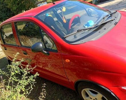 Красный Дэу Матиз, объемом двигателя 8 л и пробегом 186 тыс. км за 3000 $, фото 1 на Automoto.ua