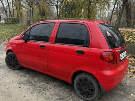 Красный Дэу Матиз, объемом двигателя 0.8 л и пробегом 109 тыс. км за 3200 $, фото 1 на Automoto.ua