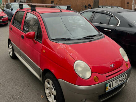Красный Дэу Матиз, объемом двигателя 1 л и пробегом 111 тыс. км за 1700 $, фото 1 на Automoto.ua