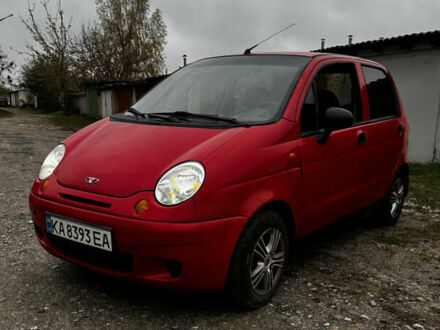 Червоний Деу Матіз, об'ємом двигуна 0.8 л та пробігом 210 тис. км за 2100 $, фото 1 на Automoto.ua