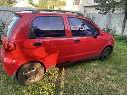Деу Матіз 2007 у Борисполе на Automoto.ua Червоний Деу Матіз, об'ємом двигуна 0.8 л та пробігом 139 тис. км за 1550 $, фото 1 на Automoto.ua