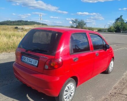 Червоний Деу Матіз, об'ємом двигуна 0.8 л та пробігом 90 тис. км за 2100 $, фото 1 на Automoto.ua
