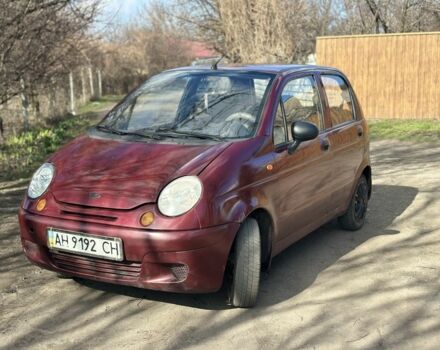 Червоний Деу Матіз, об'ємом двигуна 0.8 л та пробігом 165 тис. км за 1196 $, фото 1 на Automoto.ua