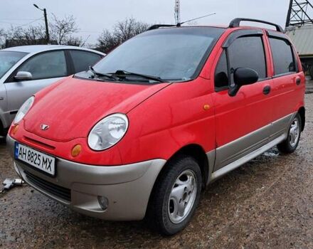 Красный Дэу Матиз, объемом двигателя 1 л и пробегом 100 тыс. км за 1700 $, фото 1 на Automoto.ua