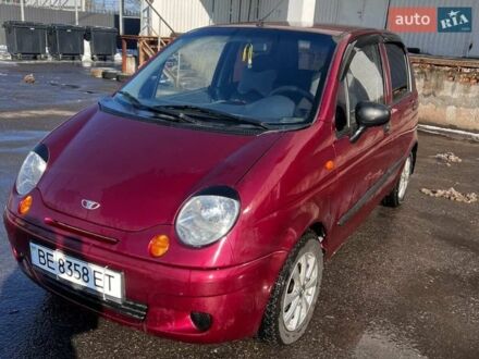 Червоний Деу Матіз, об'ємом двигуна 0.8 л та пробігом 144 тис. км за 3000 $, фото 1 на Automoto.ua