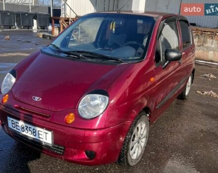 Красный Дэу Матиз, объемом двигателя 0.8 л и пробегом 144 тыс. км за 3000 $, фото 1 на Automoto.ua