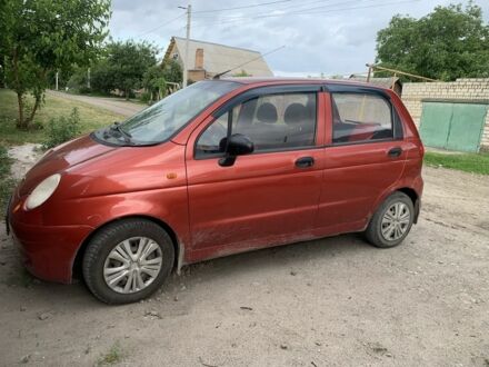 Червоний Деу Матіз, об'ємом двигуна 0.8 л та пробігом 190 тис. км за 2200 $, фото 1 на Automoto.ua