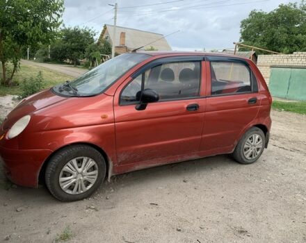 Красный Дэу Матиз, объемом двигателя 0.8 л и пробегом 190 тыс. км за 2200 $, фото 1 на Automoto.ua