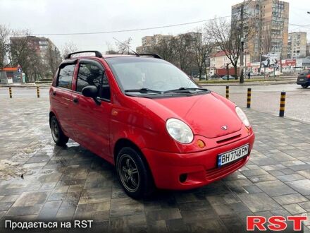Червоний Деу Матіз, об'ємом двигуна 0.8 л та пробігом 97 тис. км за 2750 $, фото 1 на Automoto.ua