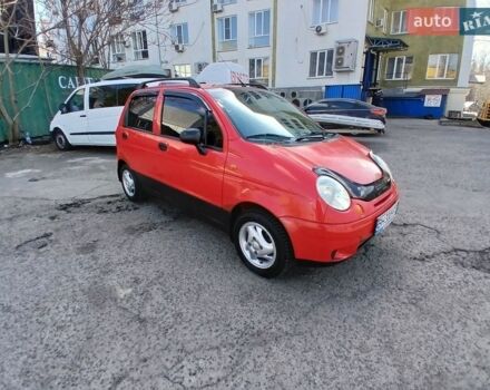 Красный Дэу Матиз, объемом двигателя 0.8 л и пробегом 127 тыс. км за 2250 $, фото 1 на Automoto.ua