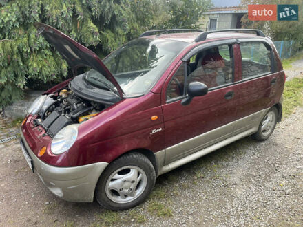 Червоний Деу Матіз, об'ємом двигуна 1 л та пробігом 125 тис. км за 2600 $, фото 1 на Automoto.ua