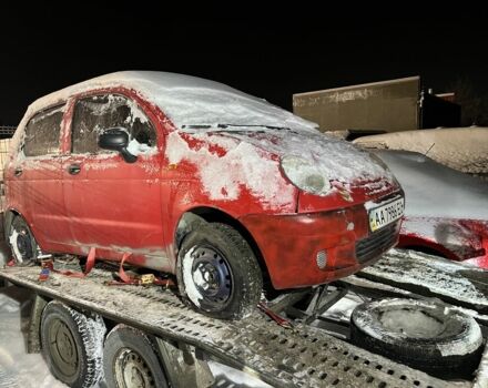 Червоний Деу Матіз, об'ємом двигуна 0.8 л та пробігом 100 тис. км за 600 $, фото 1 на Automoto.ua