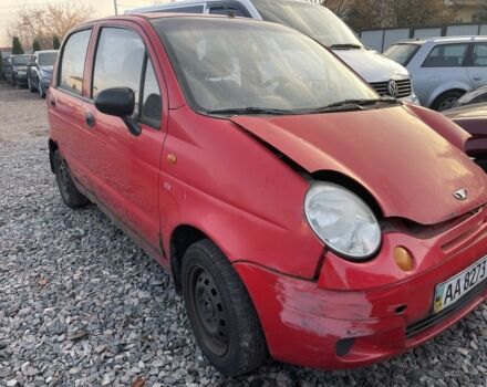 Красный Дэу Матиз, объемом двигателя 0.8 л и пробегом 132 тыс. км за 600 $, фото 1 на Automoto.ua