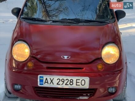 Красный Дэу Матиз, объемом двигателя 0.8 л и пробегом 170 тыс. км за 3000 $, фото 1 на Automoto.ua
