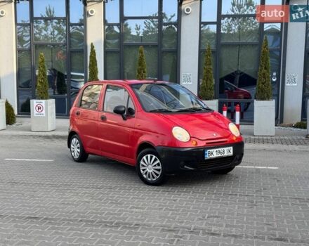 Красный Дэу Матиз, объемом двигателя 0.8 л и пробегом 150 тыс. км за 1450 $, фото 1 на Automoto.ua