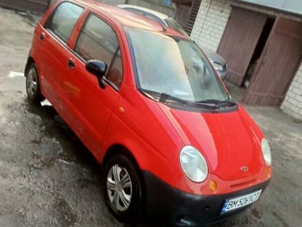 Красный Дэу Матиз, объемом двигателя 0.8 л и пробегом 227 тыс. км за 1750 $, фото 1 на Automoto.ua