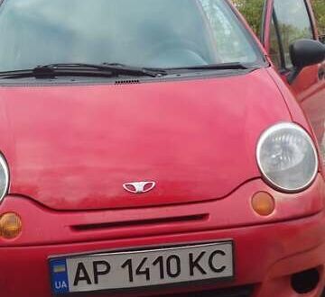 Красный Дэу Матиз, объемом двигателя 0.8 л и пробегом 172 тыс. км за 1700 $, фото 1 на Automoto.ua