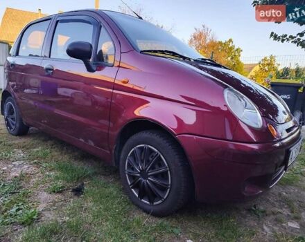 Красный Дэу Матиз, объемом двигателя 0.8 л и пробегом 195 тыс. км за 2100 $, фото 1 на Automoto.ua